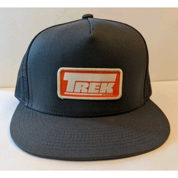 NWOT Trek Bicycle Navy Trucker Hat Cap Snapback Biking Cycling Casual Outdoors - Picture 1 of 5